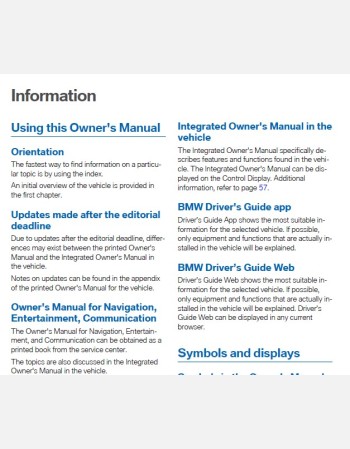bmw x1 2021 owners manual
